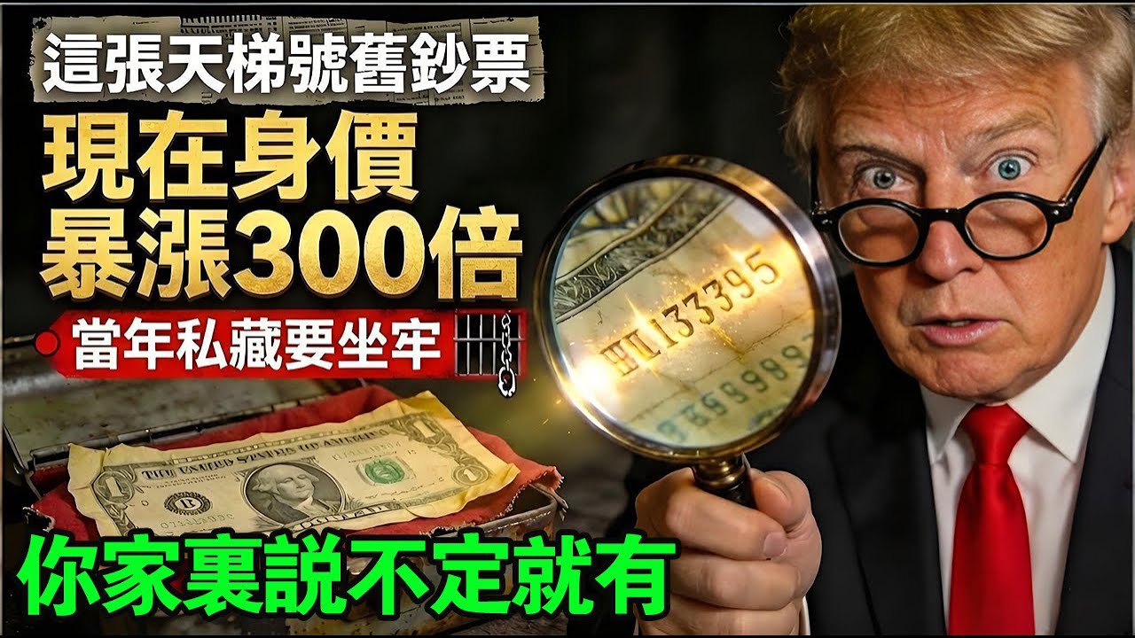 卡車司機午餐找零撿大漏！這張天梯號鈔票你肯定見過，這一枚身價暴漲300倍，隨手花掉悔終生！#錢幣收藏 #美元#美國生活