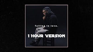 Free Xxxtentacion Type Beat - Falling In Love | Sad Instrumental 2021 [1 Hour Version]