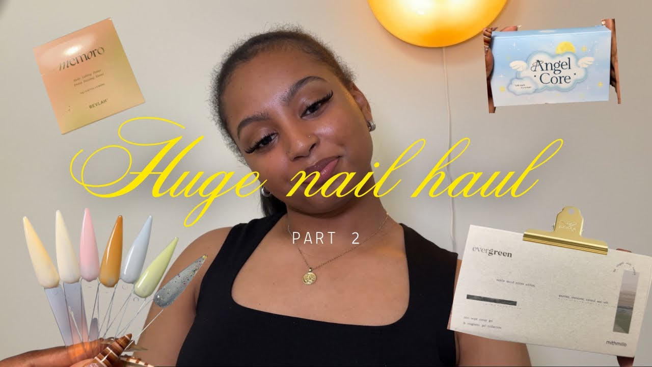 ☆ nail mail PT 2 ⋆˚࿔ | 🌱 🦄 swatches, glitter, cat eyes & jellies 