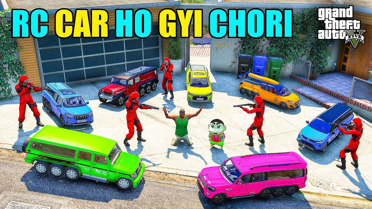 Franklin & Shinchan Ki RC Car Ho Gyi Chori GTA 5