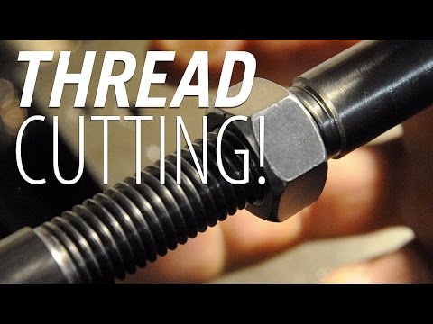 Video: Thread cutting tool. How to cut a thread