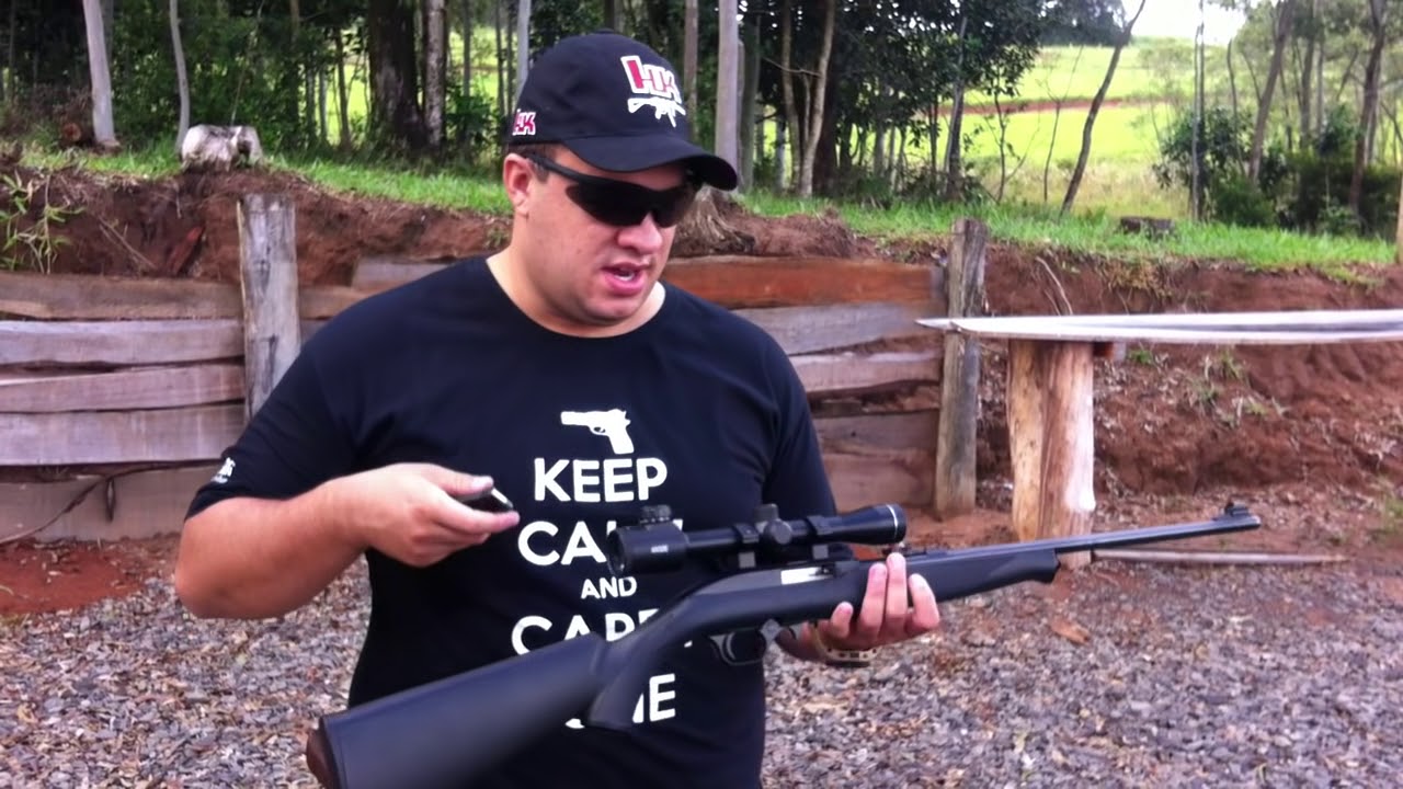 Rifle .22 semi automático - YouTube
