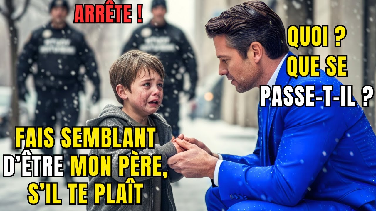 « FAIS SEMBLANT D’ÊTRE MON PÈRE », dit le pauvre Garçon — Sans savoir qu’Il était Milliardaire