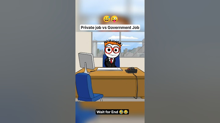 Private Job vs Government Job 🤣 | #shortsfeed #shorts