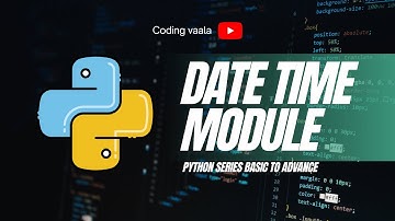 Python Tutorial #32 DATETIME module