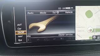 Celebrity Mercedes W205 W222 X253 W447 Dealer menu / Service menu / Engineering menu activation to find CRIN Profile