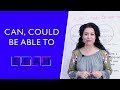 Intermediate English #9: Can, Could, Be able to | Easy English at Home