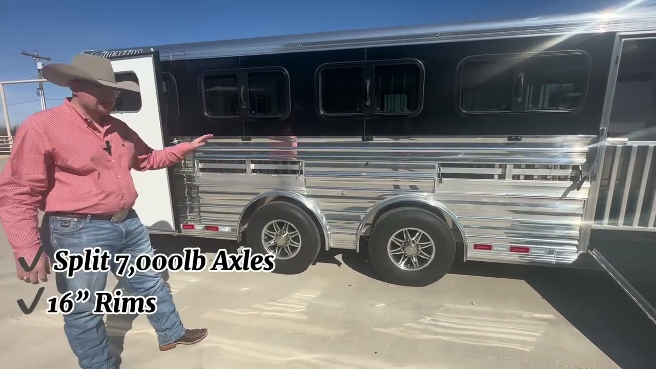 New 2026 Cimarron 10 Pen Livestock Gooseneck Trailer | Full Walkaround & Features