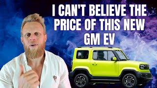 SAIC-GM-Wuling reveal insane price for new EV called the Yep