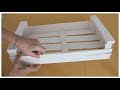 ♻ 3 Ideas reciclando cajones de madera - Reciclaje - Manualidades fáciles 😉 - DIY - Arte en casa