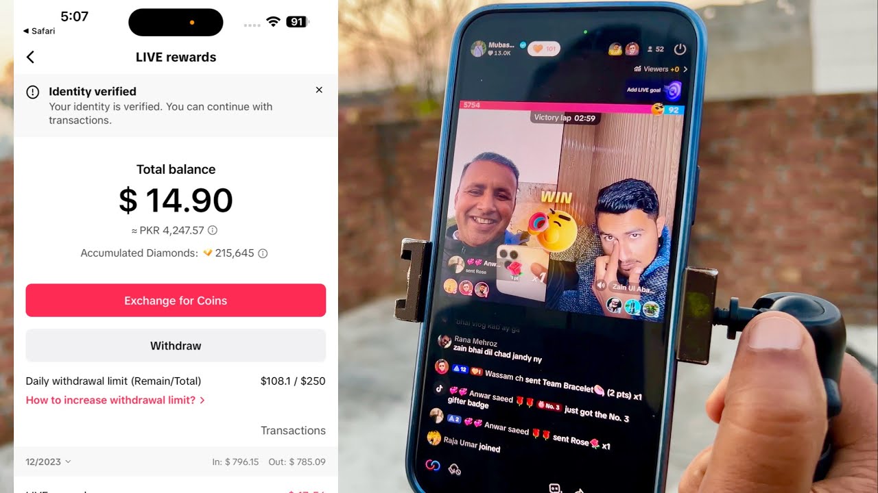 ⁣How to Earn Money from TikTok in Pakistan India | Mubashir Saddique , Zain Ul Abadin TikTok Earning