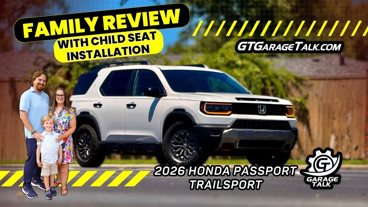2026 Honda Passport Trailsport // Family Review with Child Seat Installation