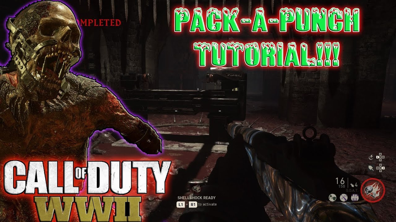 Call of Duty World War 2 Zombies Final Reich Pack A Punch Tutorial