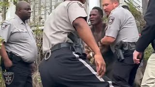 Bibb County deputies arrest wanted man after he escapes custody in downtown Macon, per report