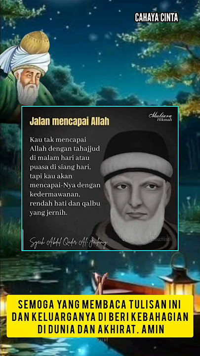 ngaji tauhid || Nasehat syekh abdul qodir jailani