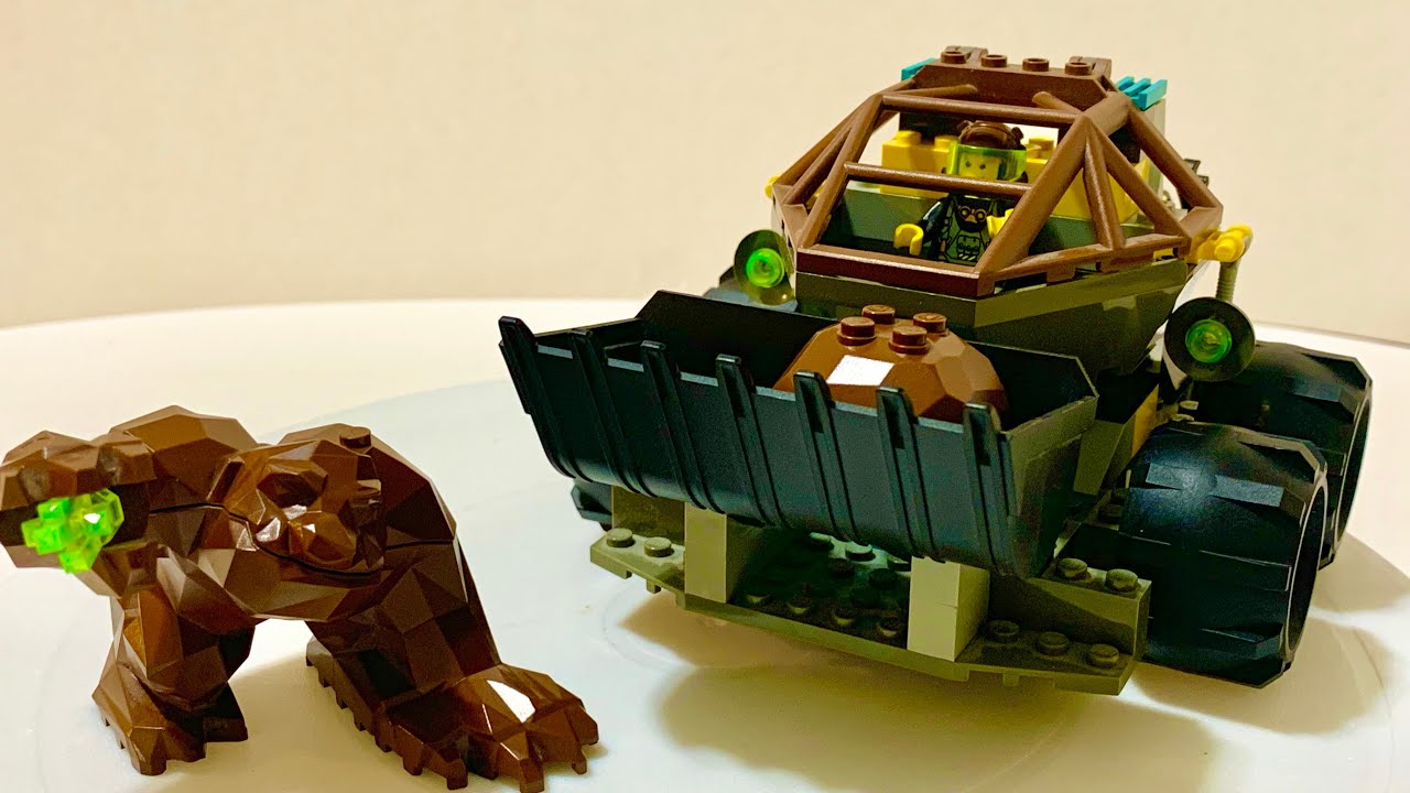 LEGO Rock Raiders(4950): The Loader Dozer with Rock Monster Big Fig Speed Build