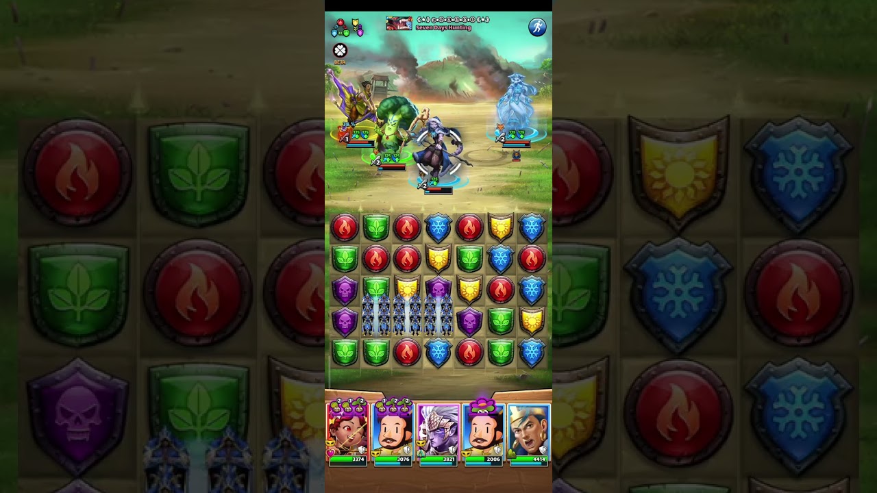 ~Ковчег~ vs Seven Days Hunting | War | Empires & Puzzles Клевер