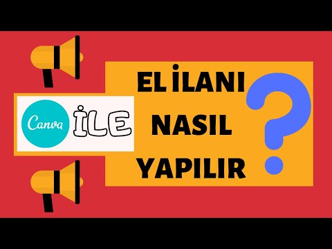 Video: El Ilanı Nasıl Yapılır