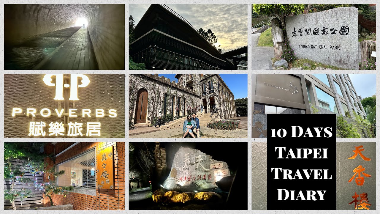 10 Days in Taipei, Tamsui, Taroko, Beitou & Miaoli. 2 Boutique Hotels Suites. 3 ONE Michelin⭐️Dining