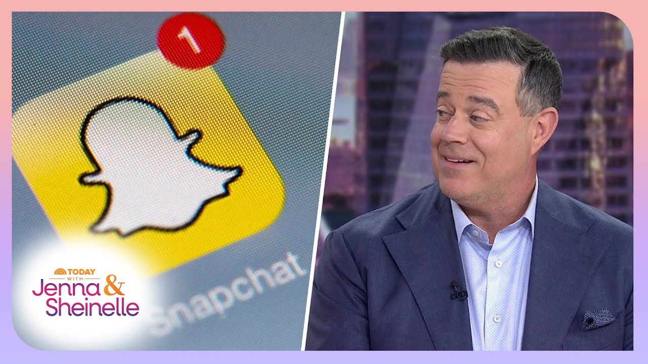 Carson Daly downloads Snapchat, touts parenting win