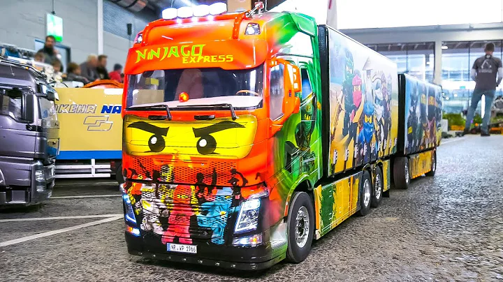 EXTRA LOOONG RC TRUCK ACTION!! RC TRUCK COLLECTION, RC MACHINES, RC CARS, RC TRACTORS, RC VEHICLES