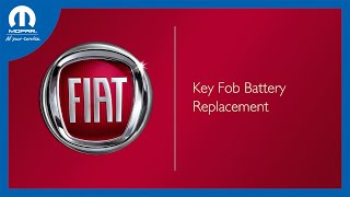 Key Fob Battery Replacement | How To | 2024 Fiat 500e