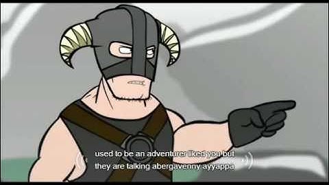 Closed Caption FAIL (arrow to the knee)