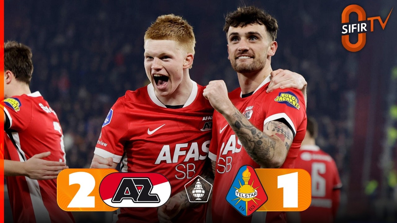 AZ ALKMAAR 2-1 TELSTAR | Maç Özeti