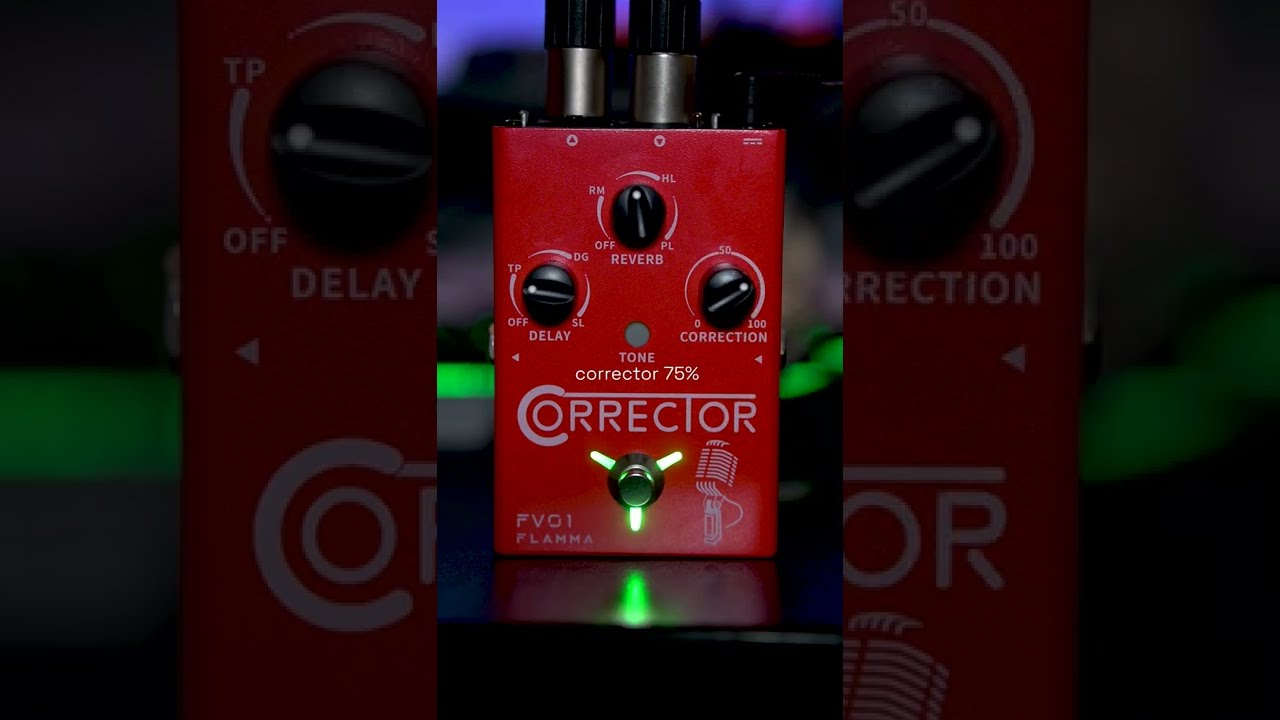 Pedal afinador de voz para cantantes