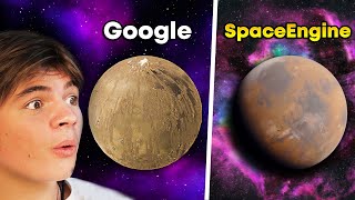 Google Planets VS SpaceEngine