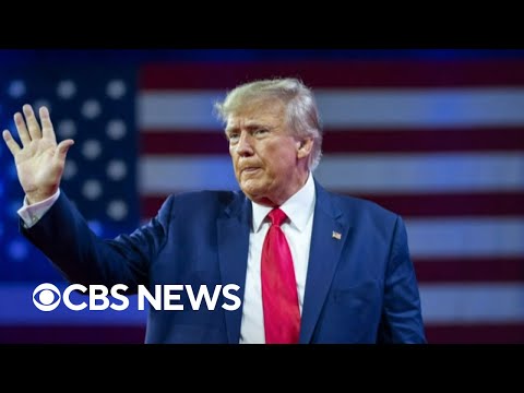 Trump in Iowa for campaign speech as GOP challengers eye 2024