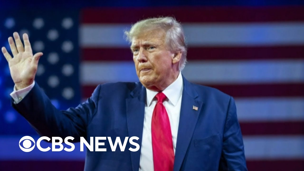 Trump in Iowa for campaign speech as GOP challengers eye 2024