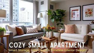 Small Apartment Makeover Inspiration | Smart Storage, Cozy Decor & Timeless Interior Design
