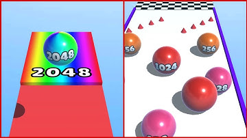 Ball Merge 2048 : Gameplay Walkthrough level 2 to 10