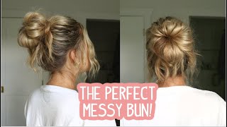 POV YOU FOUND YOUR GO-TO MESSY BUN TUTORIAL! Summer Hairstyle | Boho | Short, Medium, Long Hair