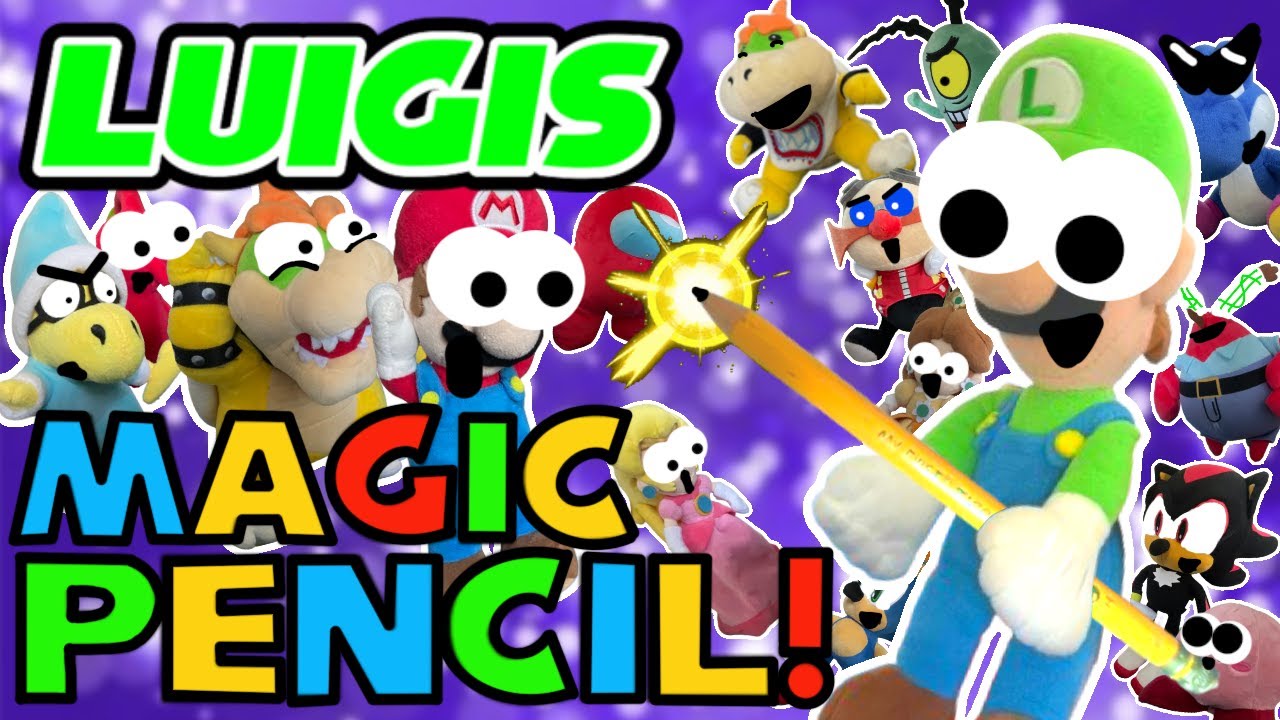 Magic Luigi Mario And Friends: Luigi's Magic Pencil! - YouTube