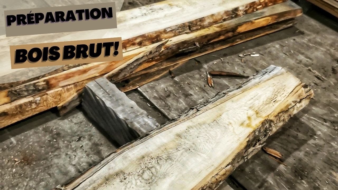Préparation de bois brut pour vos futurs projets de d'ébénisterie!