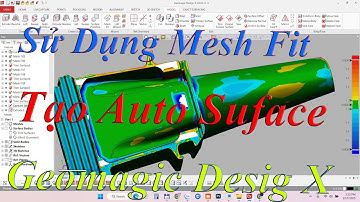Bài Học 09 - Sử Dụng Mesh Fit Tạo Auto Suface Cực Nhanh | Thiết Kế Tupin P5 | Geomagic Desig X