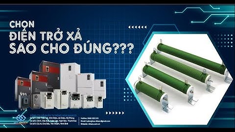Cách lựa chọn điện trở xả cho Biến Tần