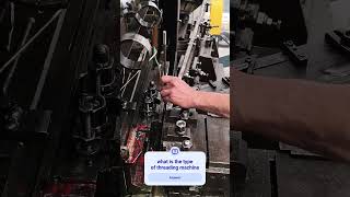 Thread Rolling Process on Steel Rod 🔩 | High Precision Thread Making Machine