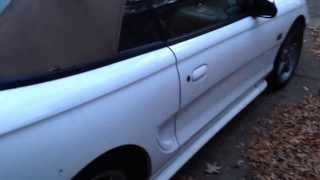 1995 mustang e303 cam idle. 2 chamber flow master. H-pipe. AFR 165.