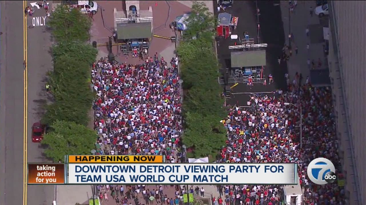 USA Soccer watch party downtown