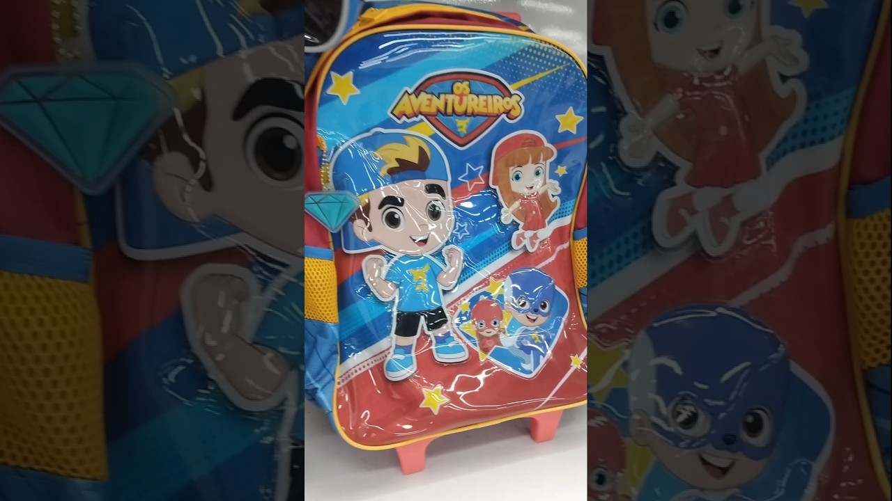 Os Aventureiros Luccas Neto 🧢 mochila Luccas Neto e Gi 