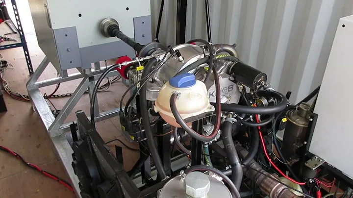 Testing Birotary Engine on Dynamometer 1