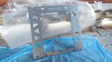 Build your own prusa i3 3d printer part 1 (painting frame - laser cut)