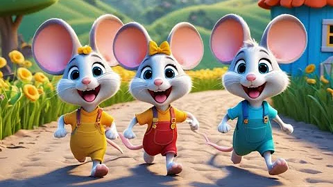 Three Blind Mice Farm Trail Sprint | Best Nursery Rhymes and Kids Songs Collection