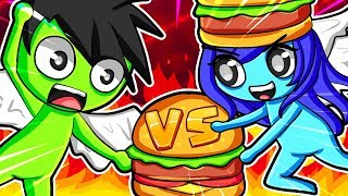 Fighting everyone for a BURGER in Gang Beasts! (Funny Moments)