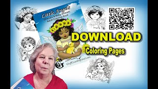 Little Angels Printable Coloring Pages