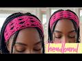 Crochet lace headband | beginner friendly tutorial