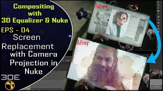 Celebrity Screen Replacement with Projection in Nuke  - Compositing with 3D Equalizer and Nuke [English] EP_04 Wealth